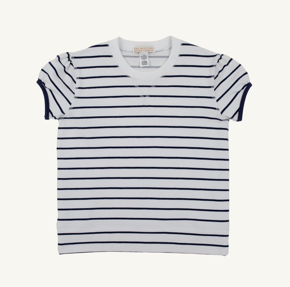 Short Puff Sleeve Cassidy Comfy Crewneck