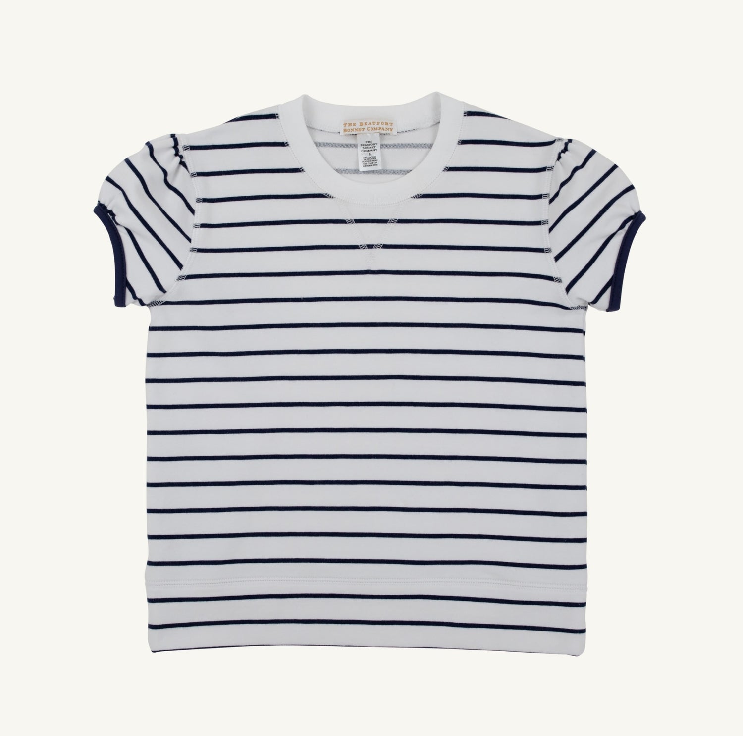 Short Puff Sleeve Cassidy Comfy Crewneck