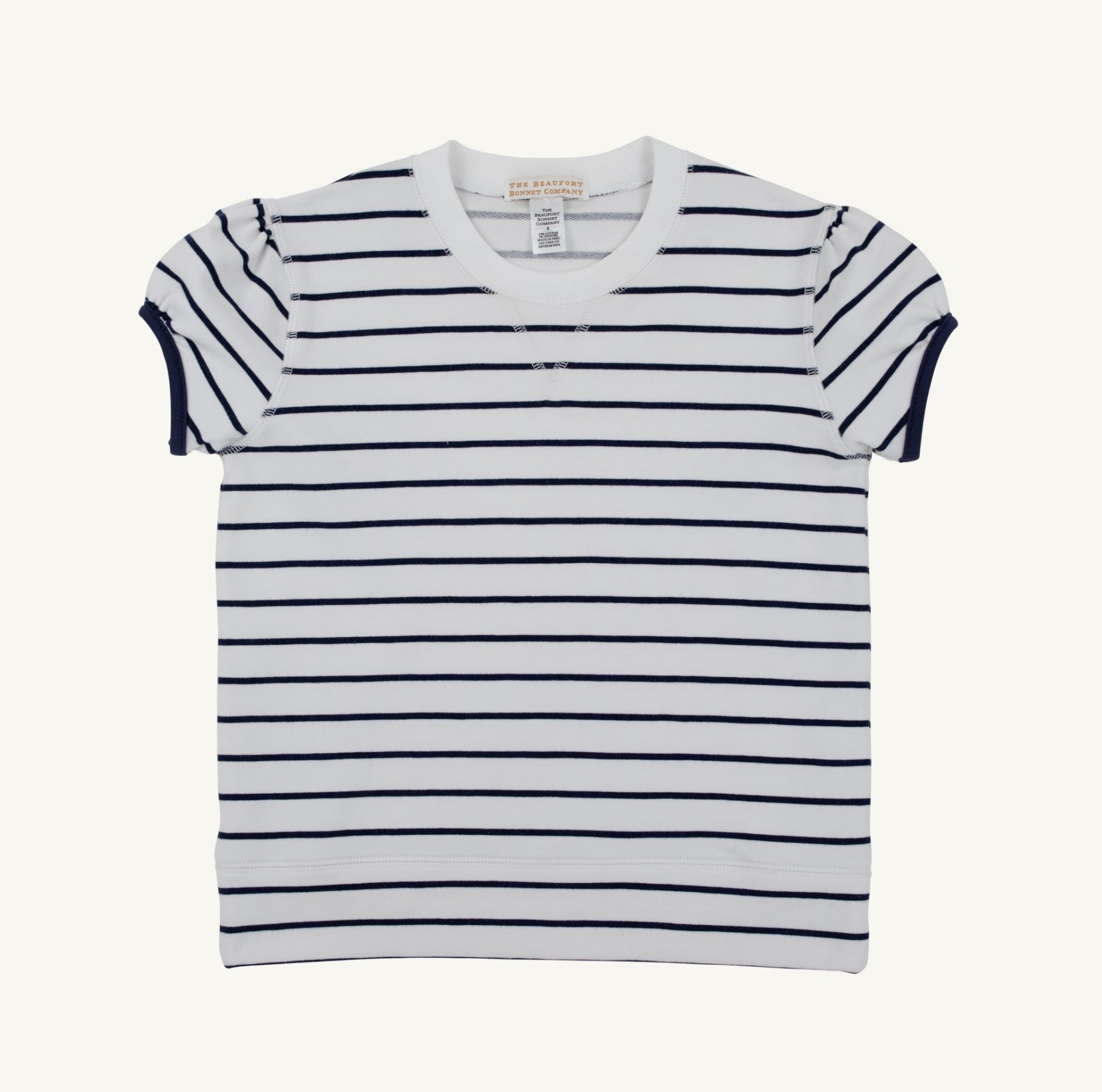 Short Puff Sleeve Cassidy Comfy Crewneck