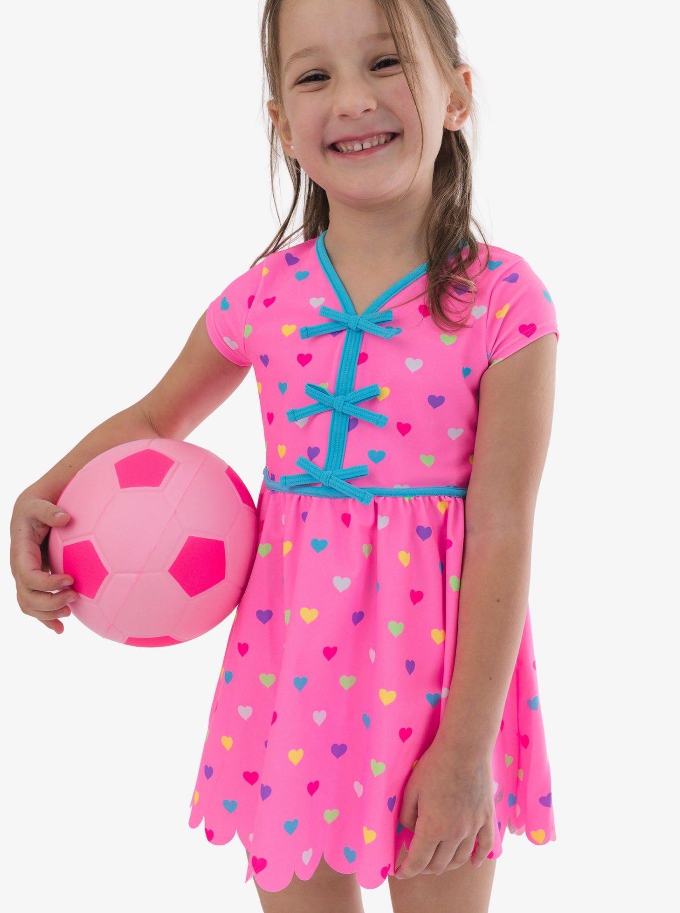 Active Dress &amp; Biker Bow Short Set