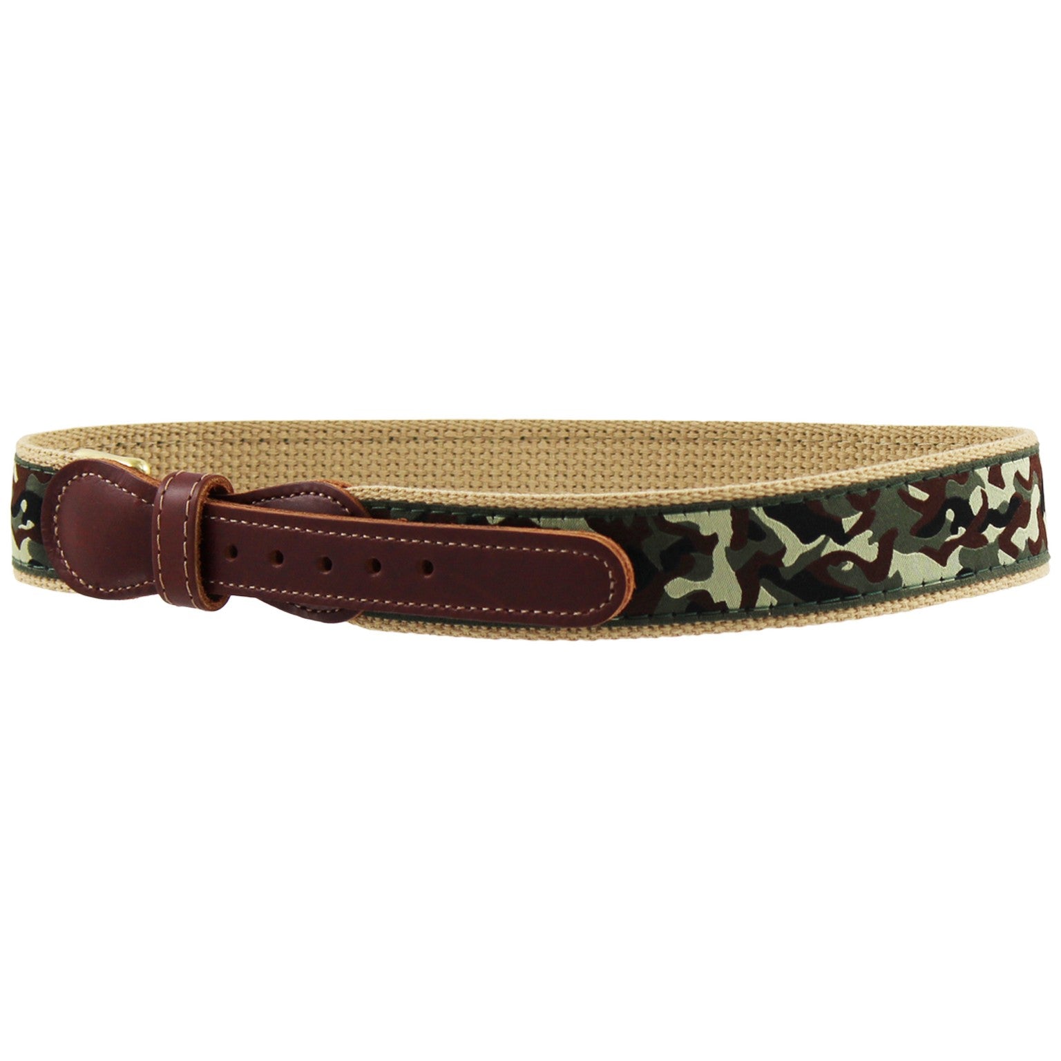 Adventure-ready and full of personality, our Camo Belt brings rugged style to his wardrobe. The bold print, combined with sturdy canvas and leather accents, makes this an everyday essential with a twist of the wild.