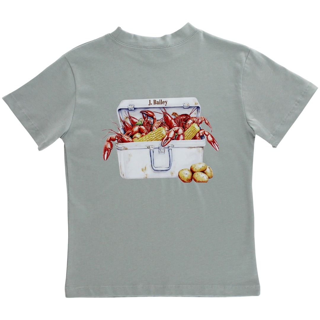Crawfish Boil Logo Tee