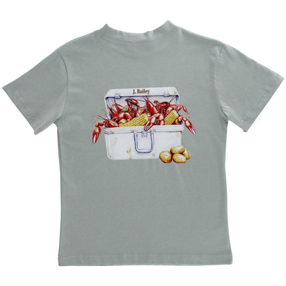 Crawfish Boil Logo Tee
