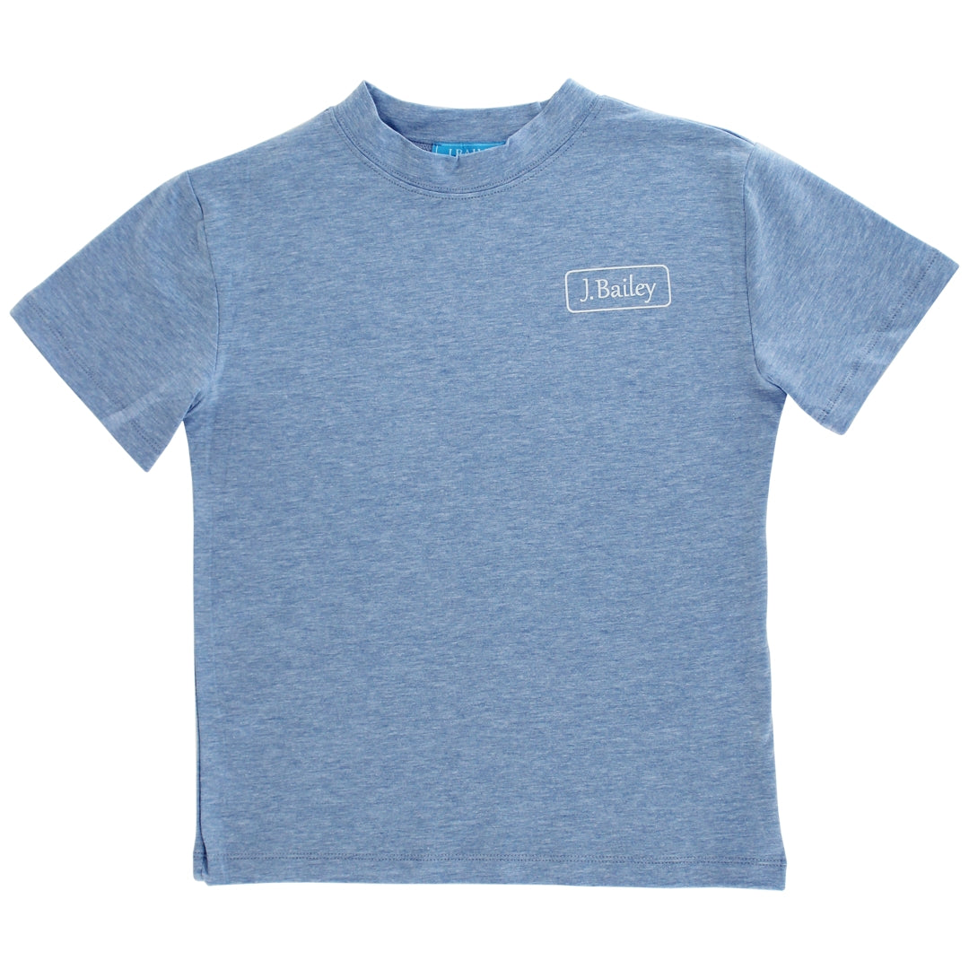 Flag and Retriever Logo Tee