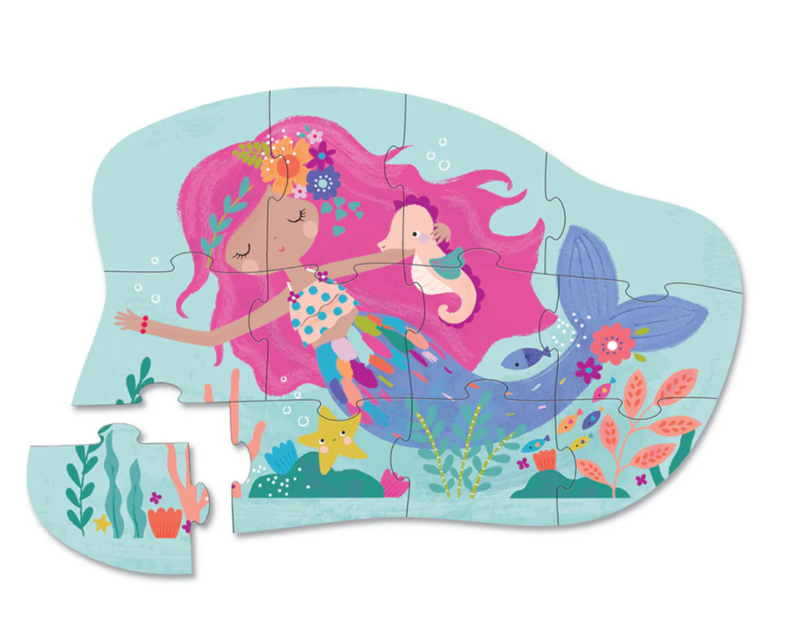 12 Piece Mini Puzzle - Mermaid Dreams