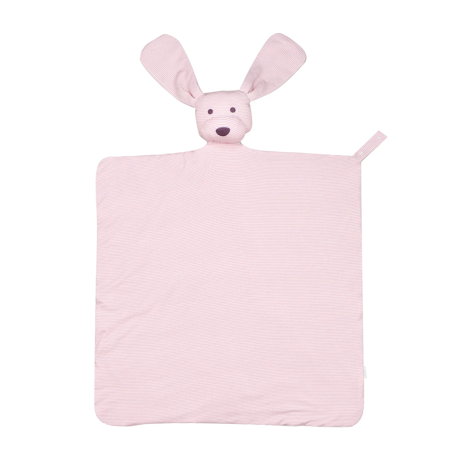 Pink Mini-Stripe Dog Lovey Blanket