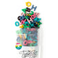 1" 200 pc Rainbow Prep Magnetic Letters & Numbers