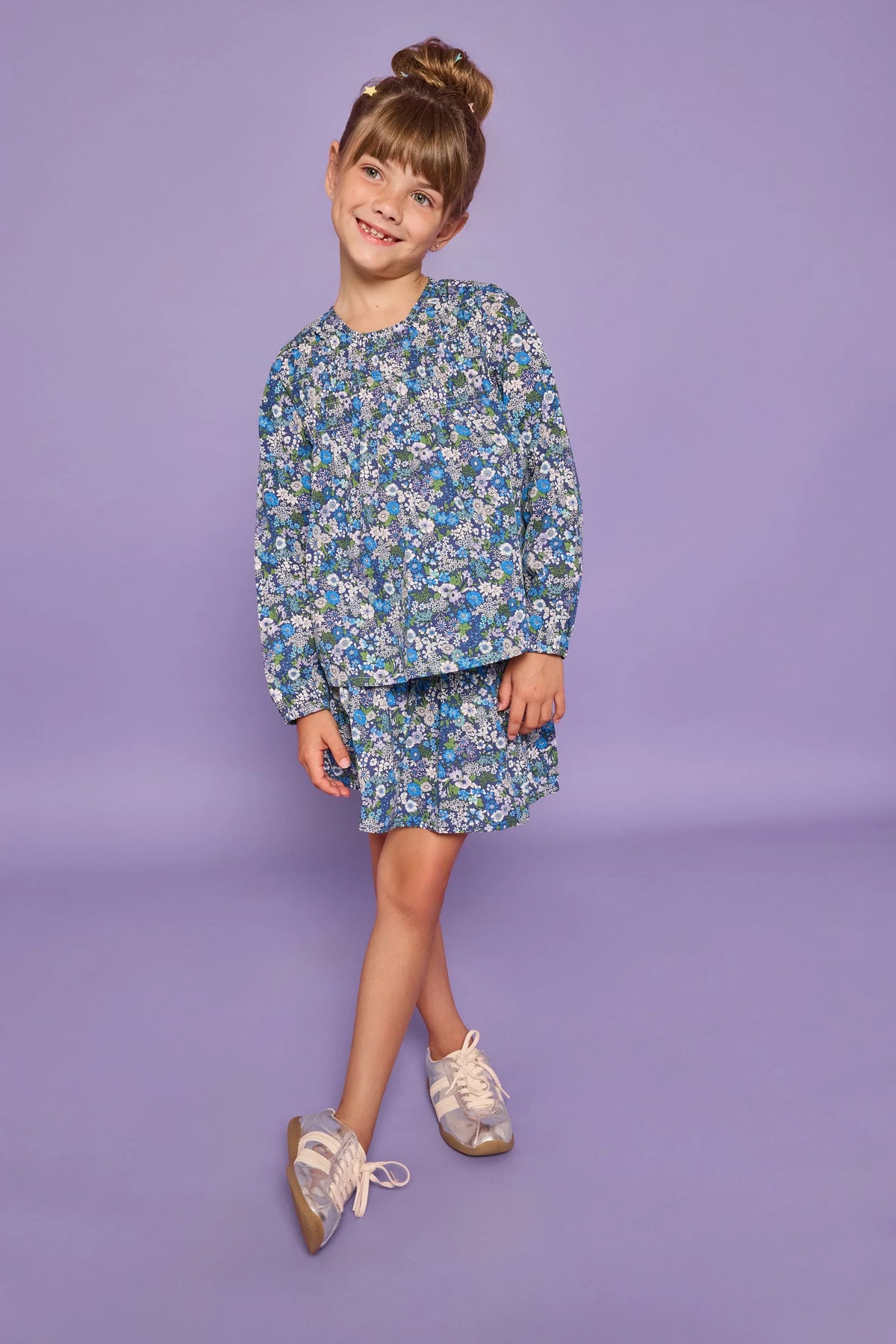 Shirred Circle Skirt