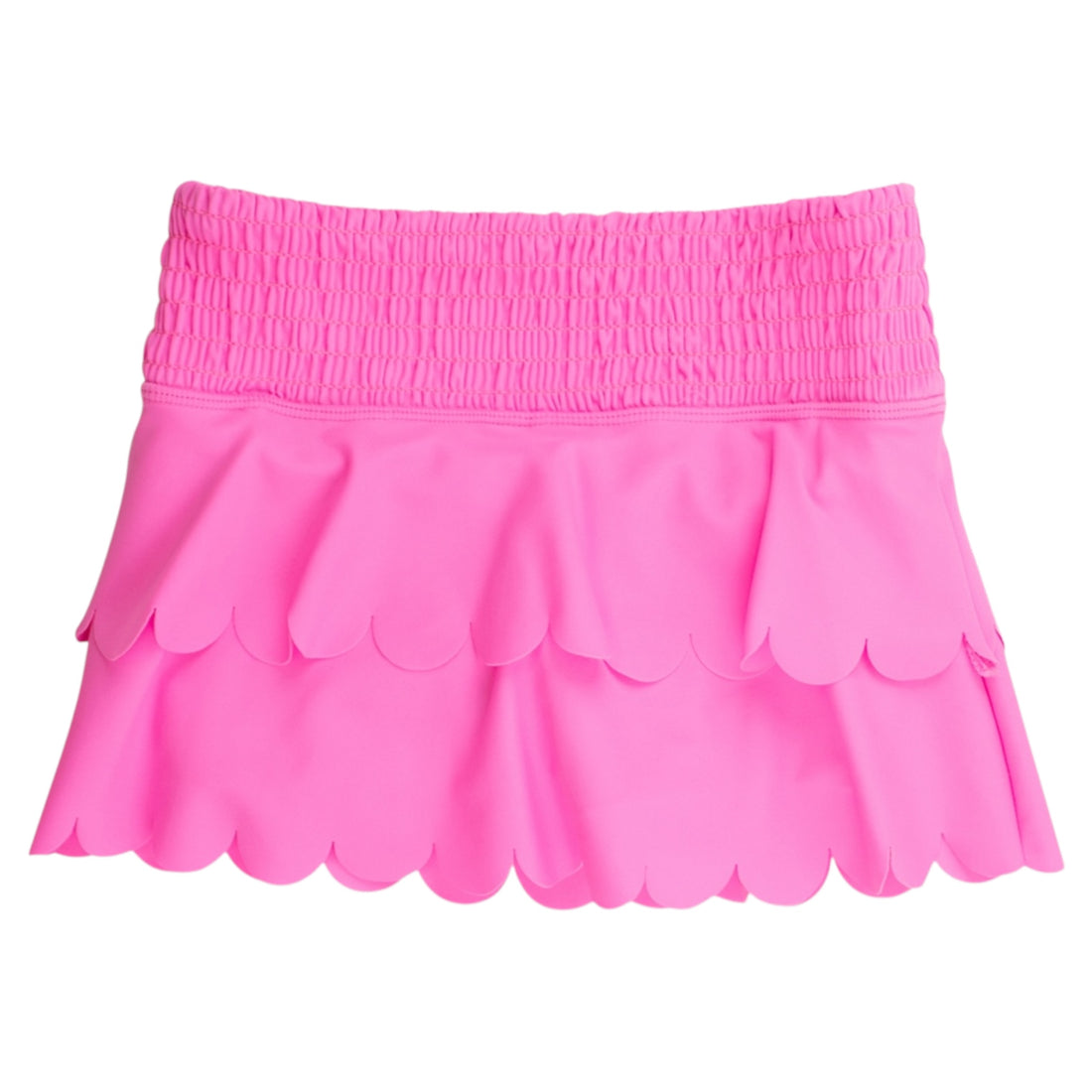 Neon Pink Active Tiered Flare Skort