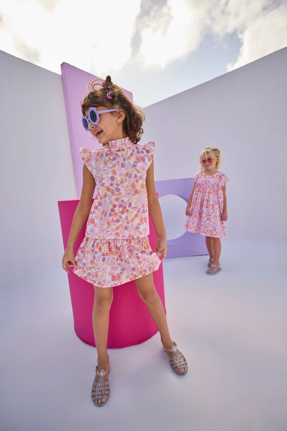 Tinsley Top - Lisle Lavender Floral