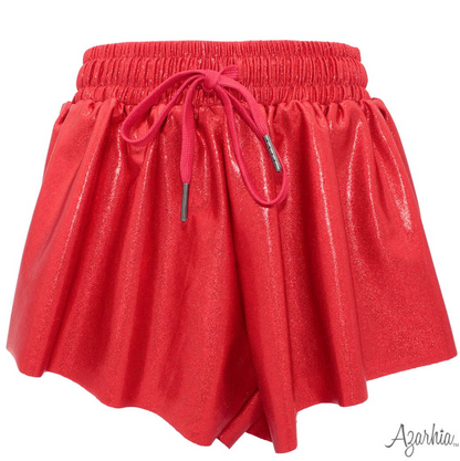 Butterfly Shimmer Flowy Shorts