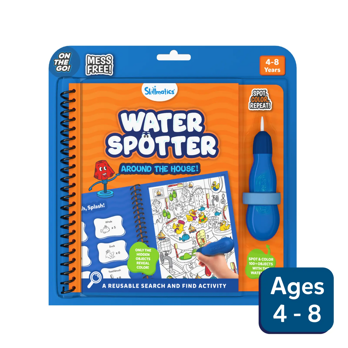 Water Spotter: Around The House | Reusable Search &amp; Find Book