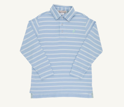 Prim &amp; Proper Long Sleeve Polo - Pima