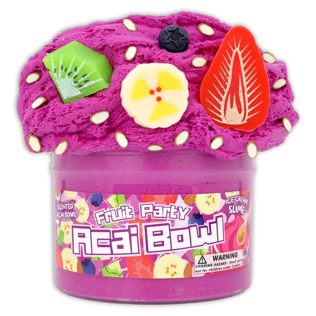 Açaí Bowl Fruit Party Slime