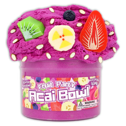 Açaí Bowl Fruit Party Slime