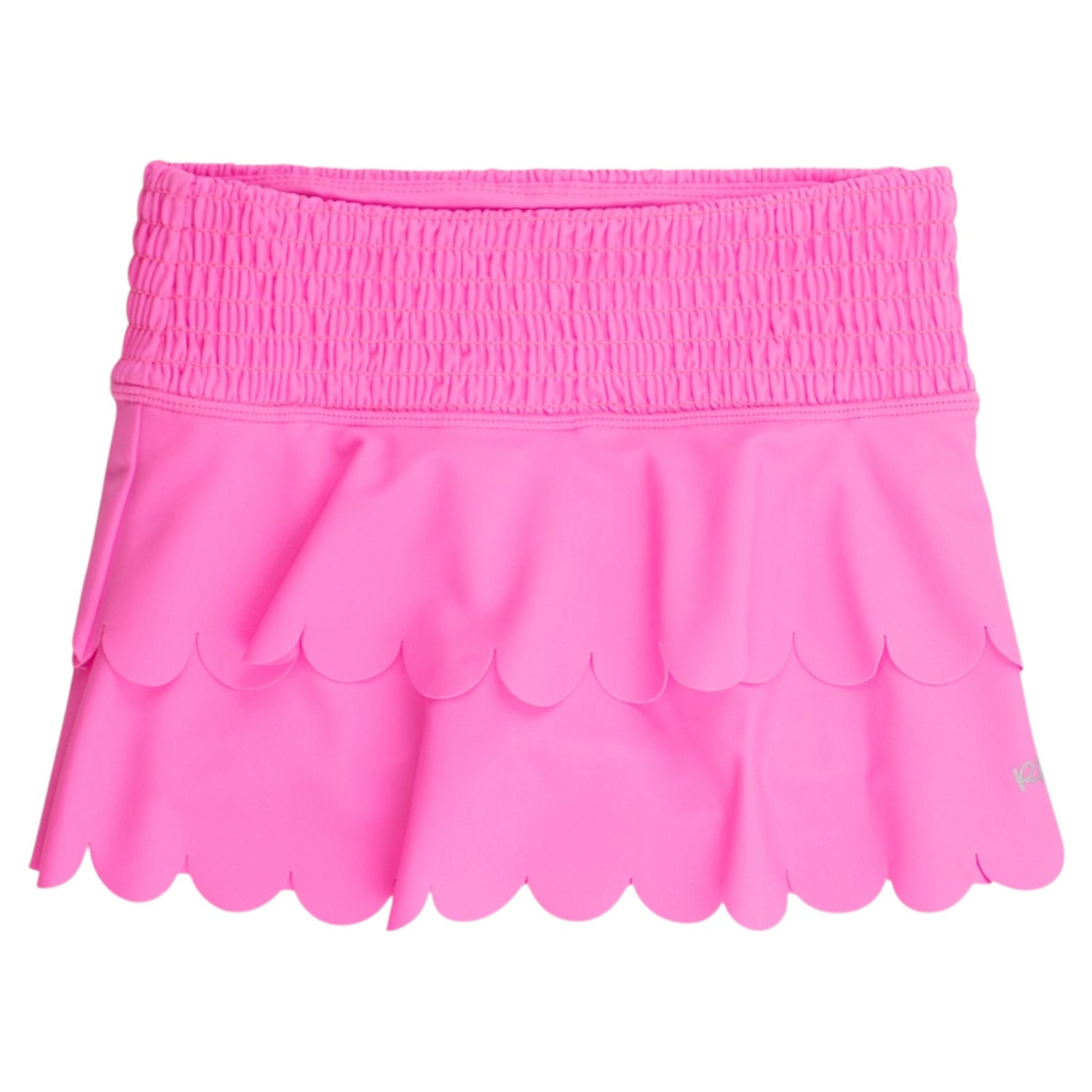Neon Pink Active Tiered Flare Skort