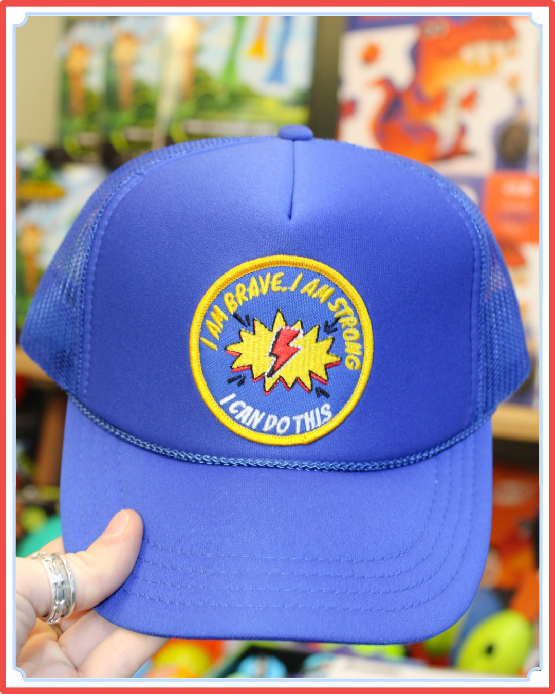 “I Am Brave, I Am Strong” Patch Hat
