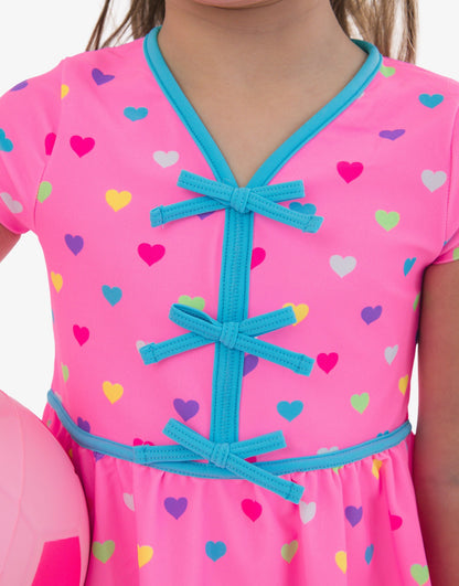 Active Dress &amp; Biker Bow Short Set