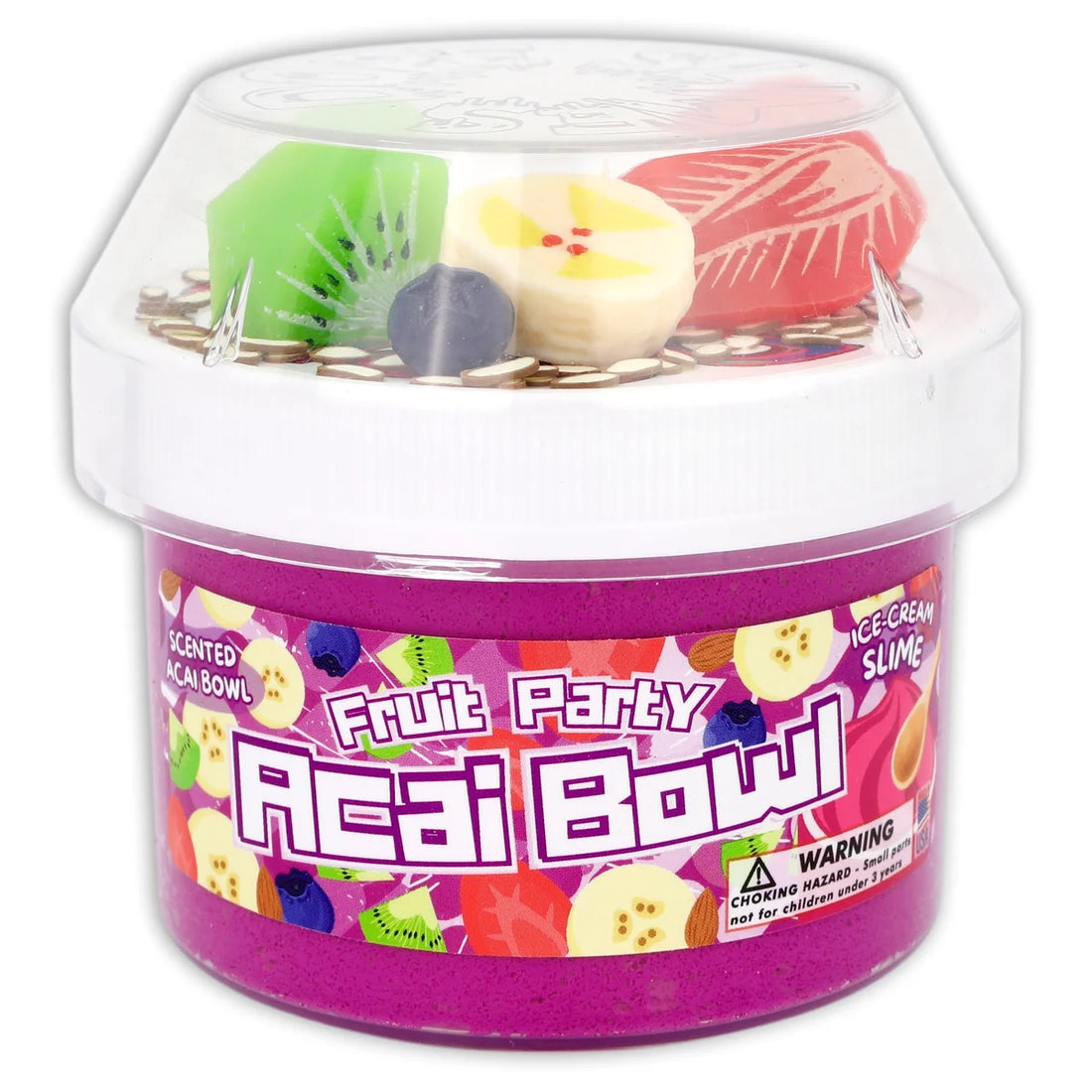 Açaí Bowl Fruit Party Slime