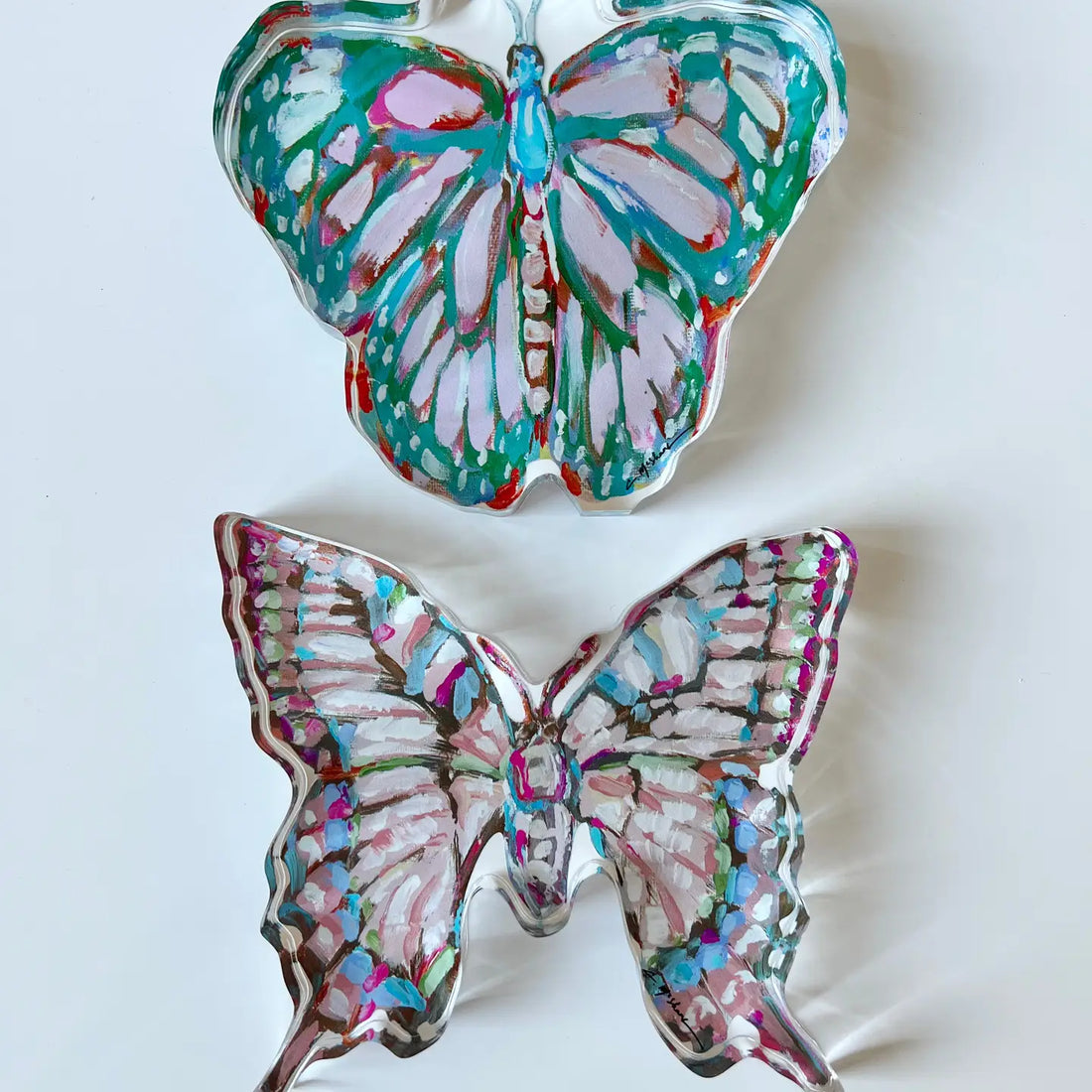 "Butterfly Ii" Acrylic Shelfie