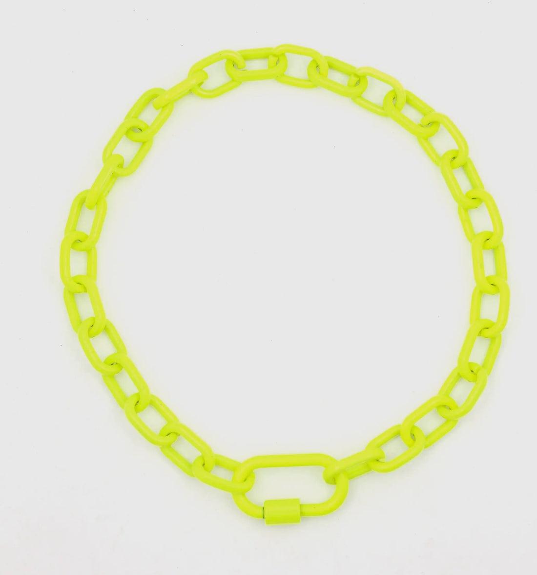 Luxe Link Enamel Chain Necklace, Assorted Colors