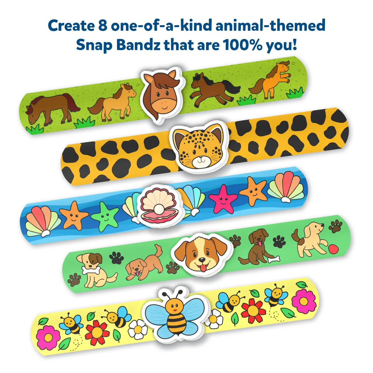Snap Bandz: Animal Friends | Art &amp; Craft Activity Kit