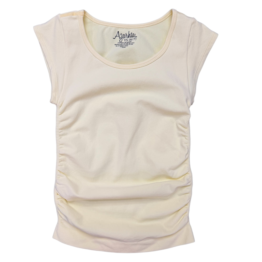 Ruched Top Solid Yellow