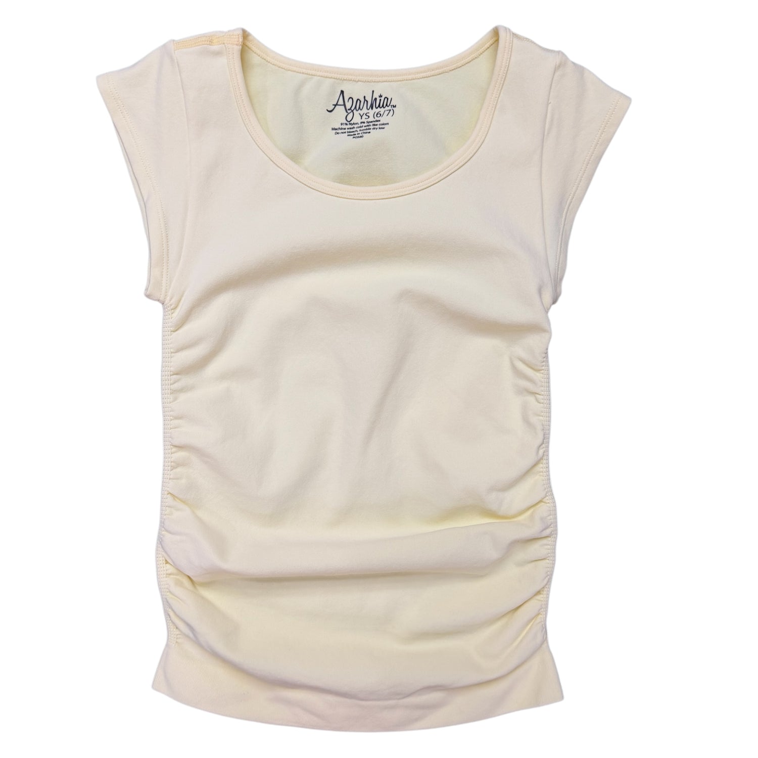 Ruched Top Solid Yellow