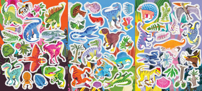 A thoughtfully designed introduction to drawing dinosaurs in sequential steps. Sections are organized by geological period, each ending with a two-page landscape spread for you to populate with the creatures and prehistoric plants you have learned to draw!