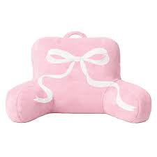 Pink Bow Fur Lounge Pillow