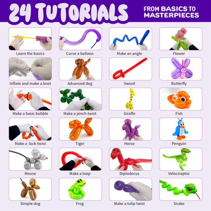Balloon Animal Twisting Kit