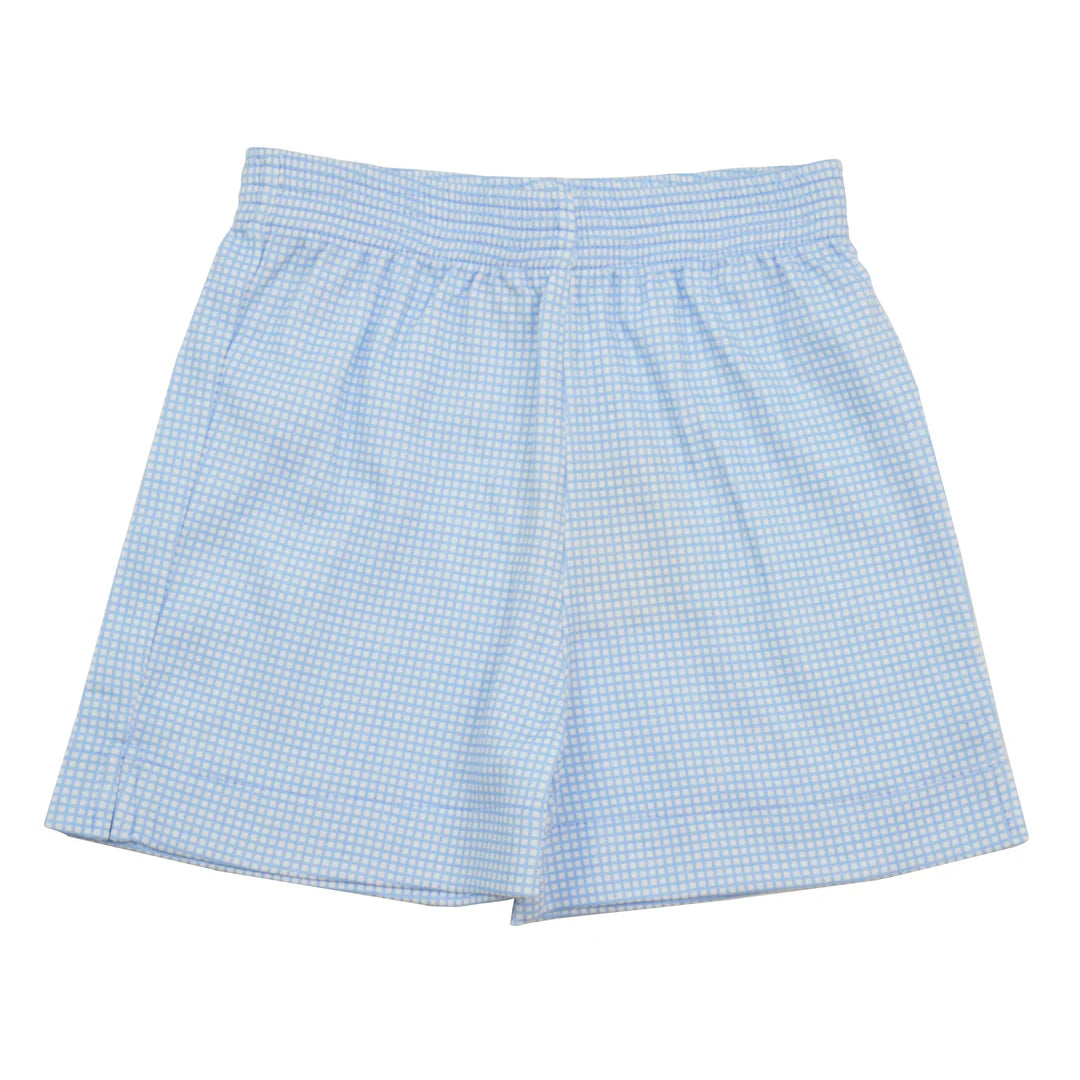 Brady Interlock Gingham Short - Blue