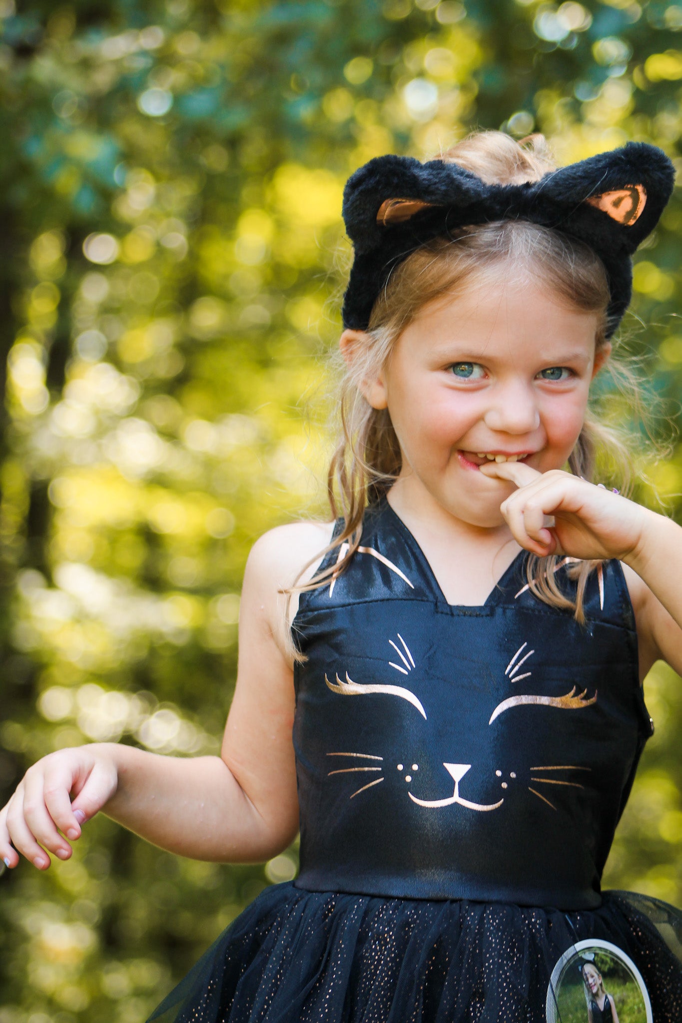 Black Cat Dress &amp; Headpiece