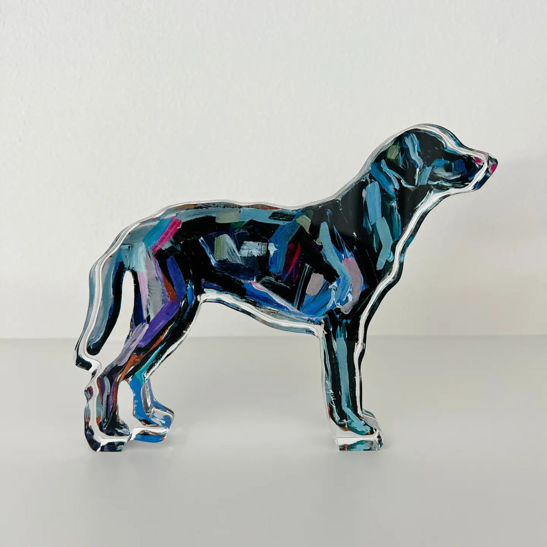 "Black Lab" Acrylic Shelfie