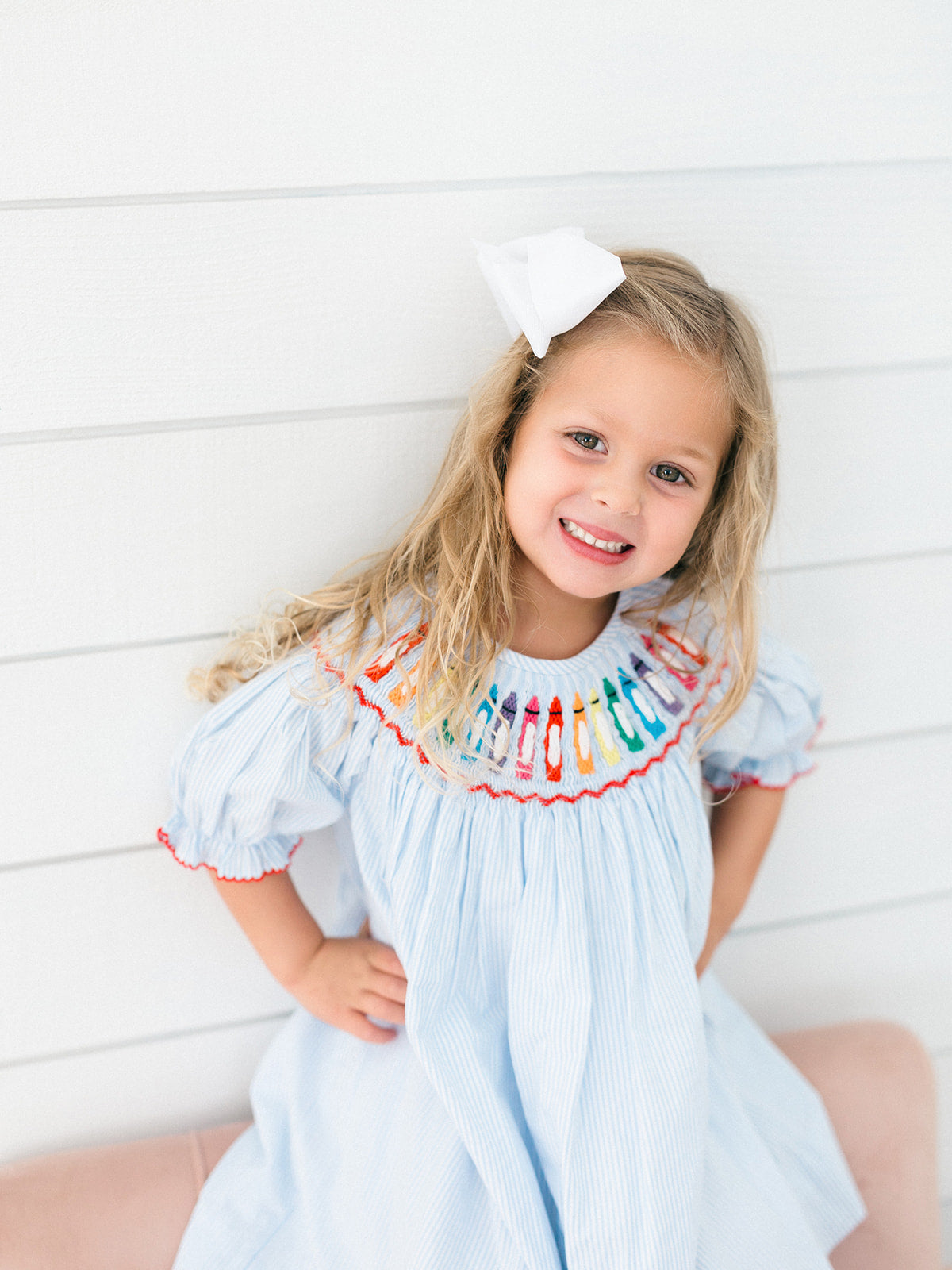 Blue Crayon Dress