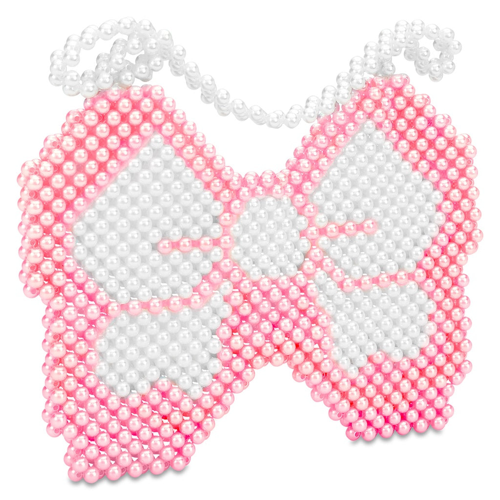 Bow Beaded Crossbody Bag