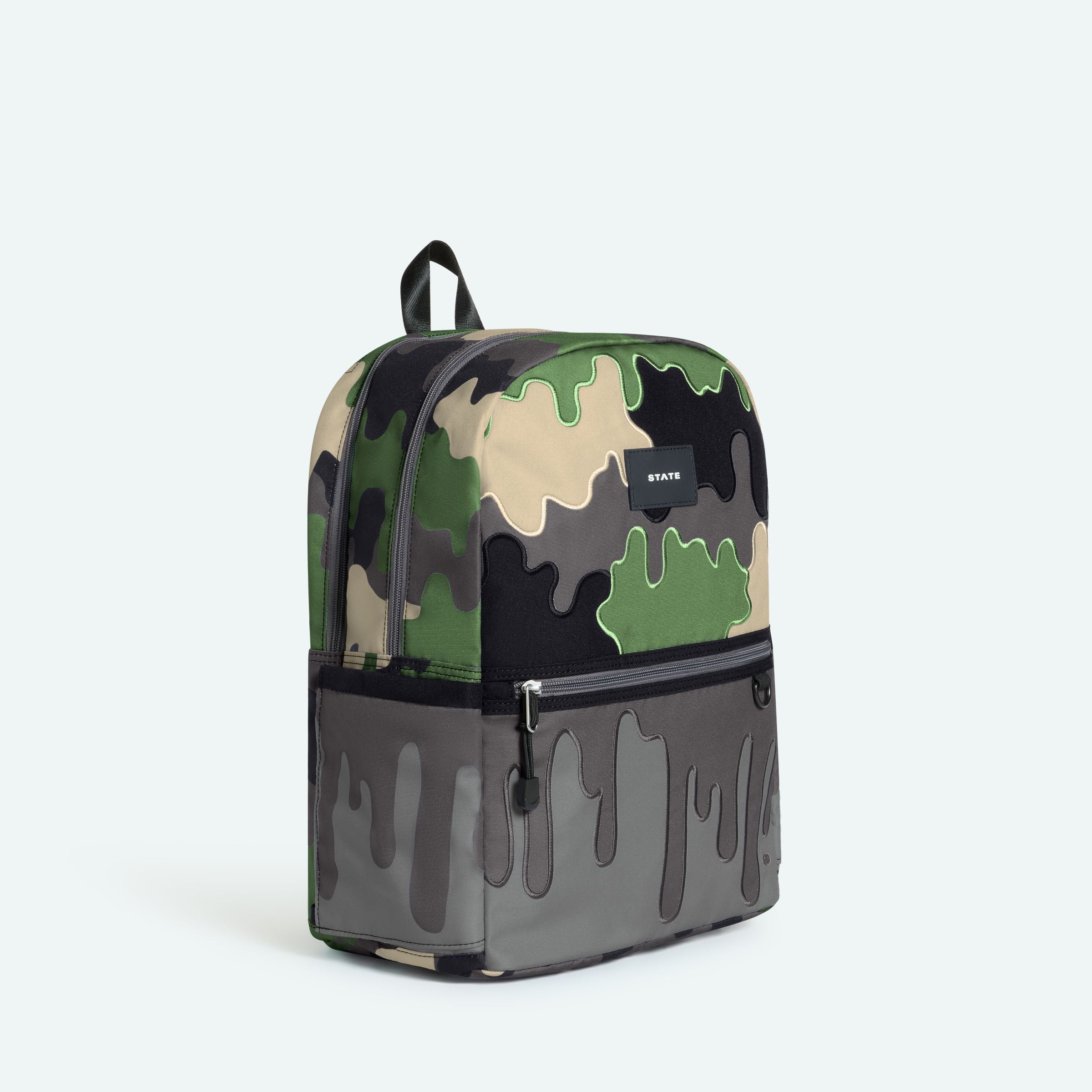 Kane Double Pocket Backpack - Camo Drip