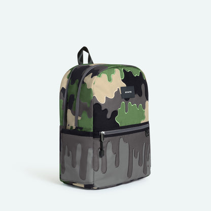 Kane Double Pocket Backpack - Camo Drip