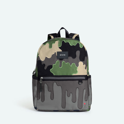 Kane Double Pocket Backpack - Camo Drip