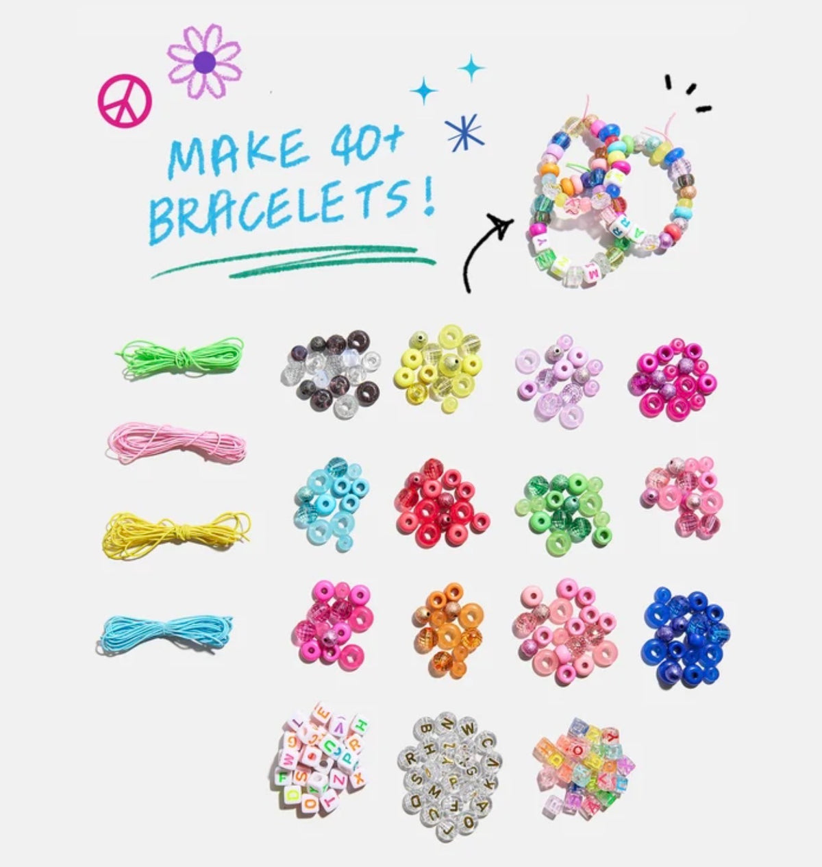 Craft by Letter Bracelet Bead Kit