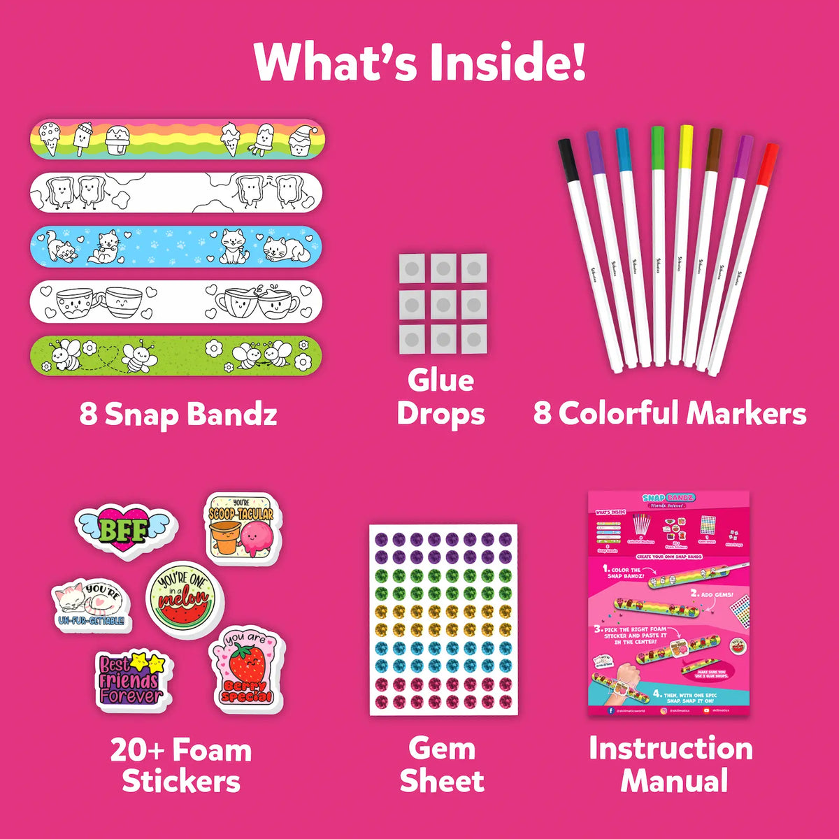 Snap Bandz: Friendship Bands New | Art &amp; Craft Activity Kit