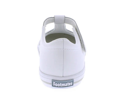 Drew - V102-106 - White Leather/ Grey Trim