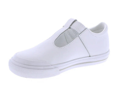 Drew - V102-106 - White Leather/ Grey Trim