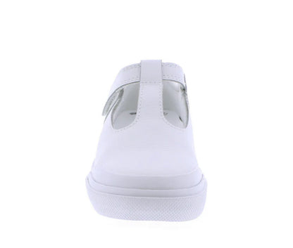 Drew - V102-106 - White Leather/ Grey Trim