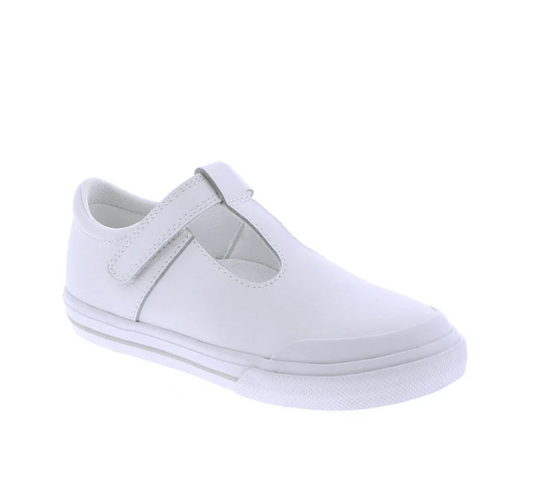 Drew - V102-106 - White Leather/ Grey Trim