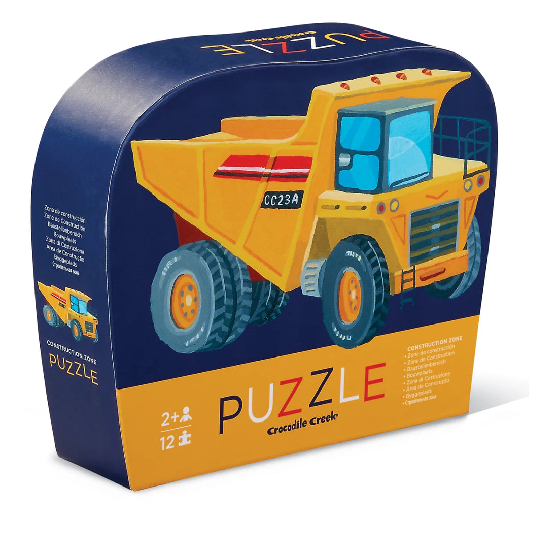 12-Piece Mini Puzzle - Construction Zone