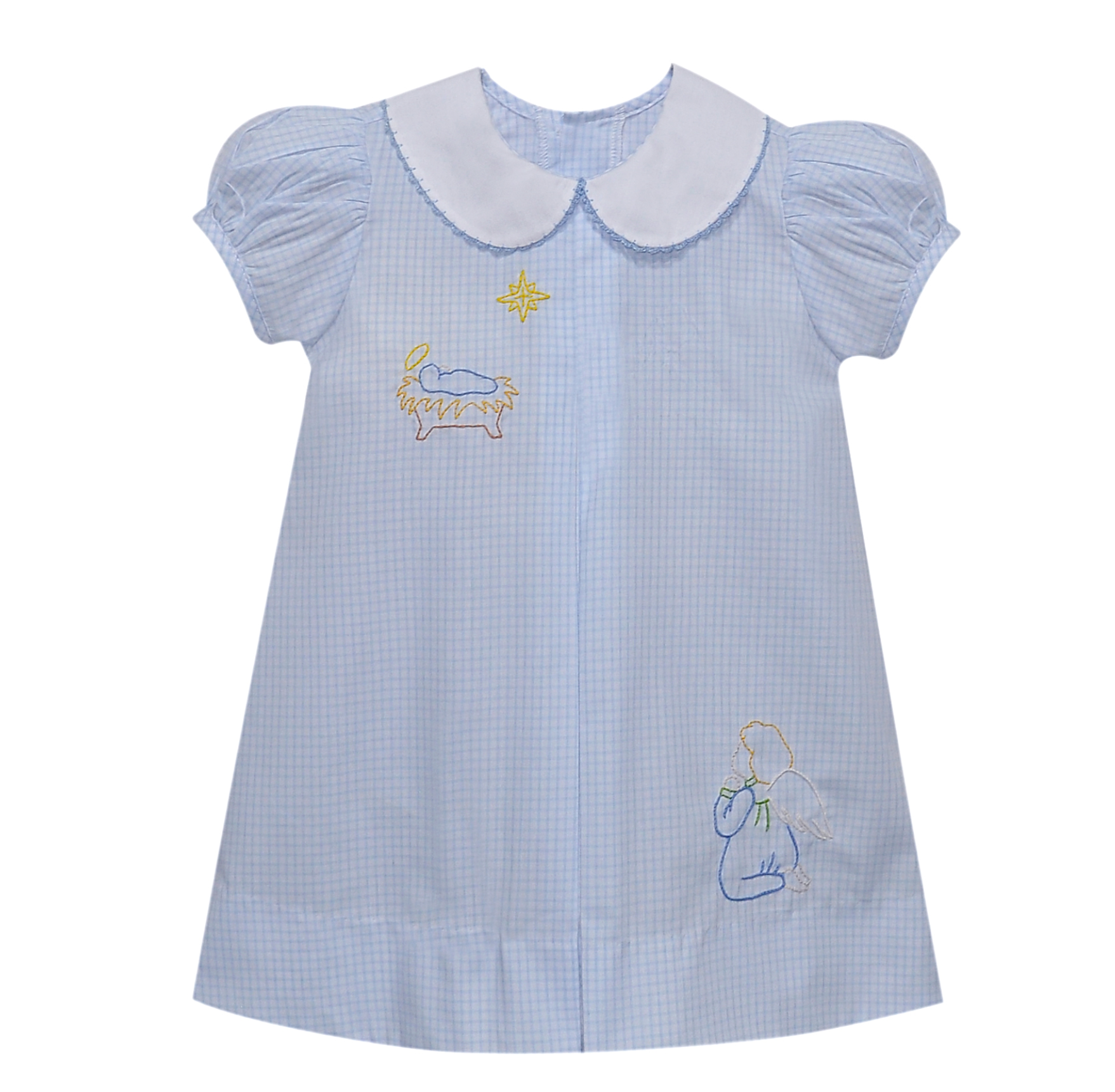 Charlotte Blue Nativity Dress