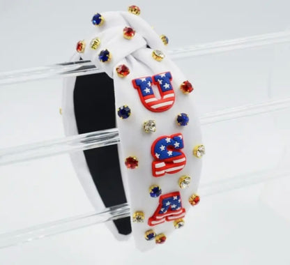 USA Studded Headband