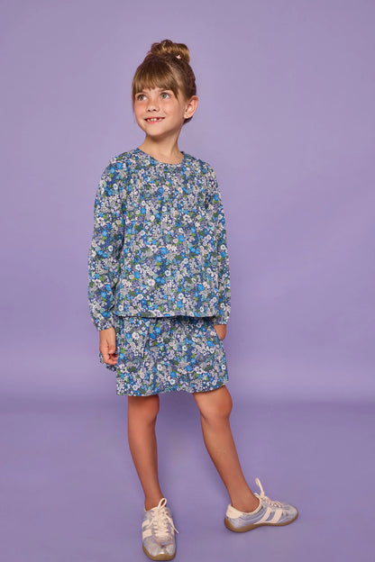 Shirred Circle Skirt
