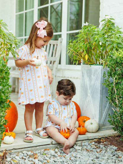 Blue Pumpkin Patch Bubble